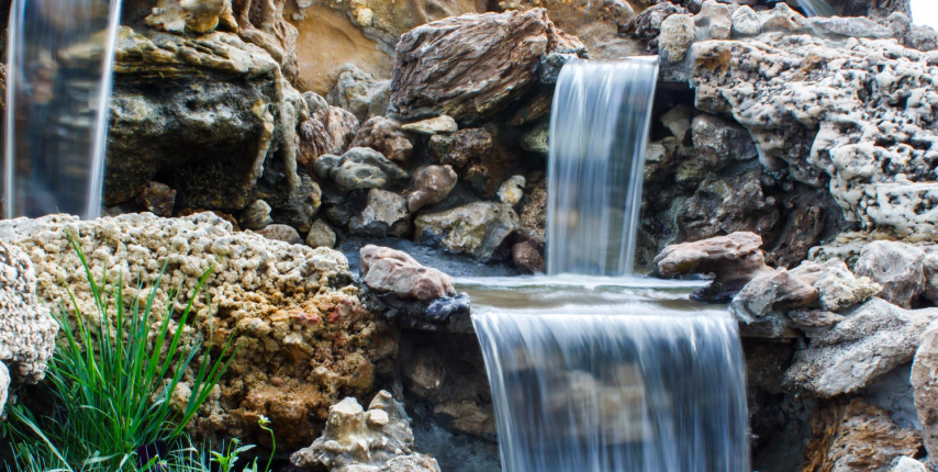 continuous pondless waterfall